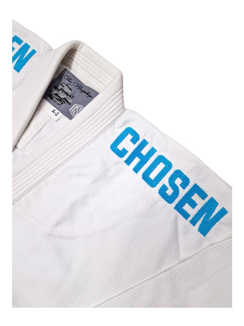 CHOSEN Flagship STOLI BJJ Gi - white/tiffany blue